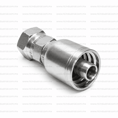 Conector JIC 37° 2" Hembra 2-1/2"-12 x 2" - Recto 1 Pieza SAE 100R1/R2