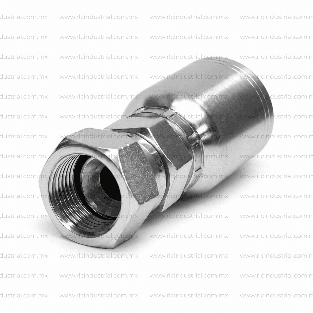Conector JIC 37° 2" Hembra 2-1/2"-12 x 2" - Recto 1 Pieza SAE 100R1/R2
