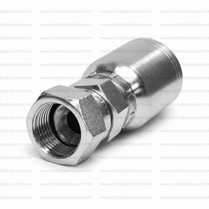 Conector JIC 37° 2" Hembra 2-1/2"-12 x 2" - Recto 1 Pieza SAE 100R1/R2