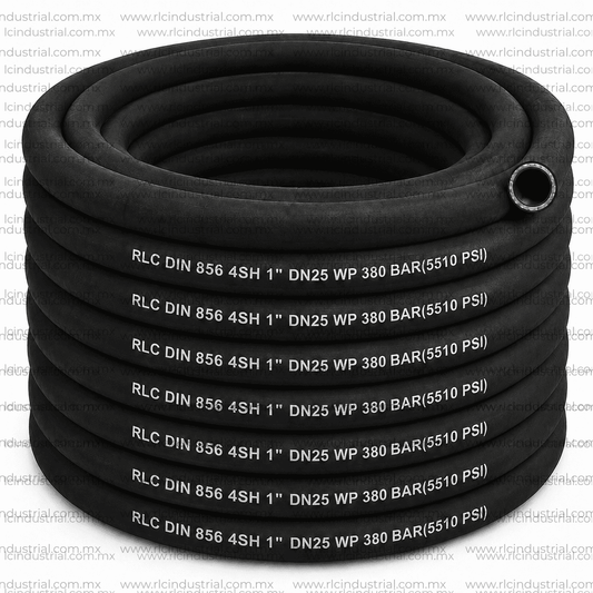 Manguera Hidráulica (16) 1" SAE 100 R15 5510Psi. - 4 Mallas RLC