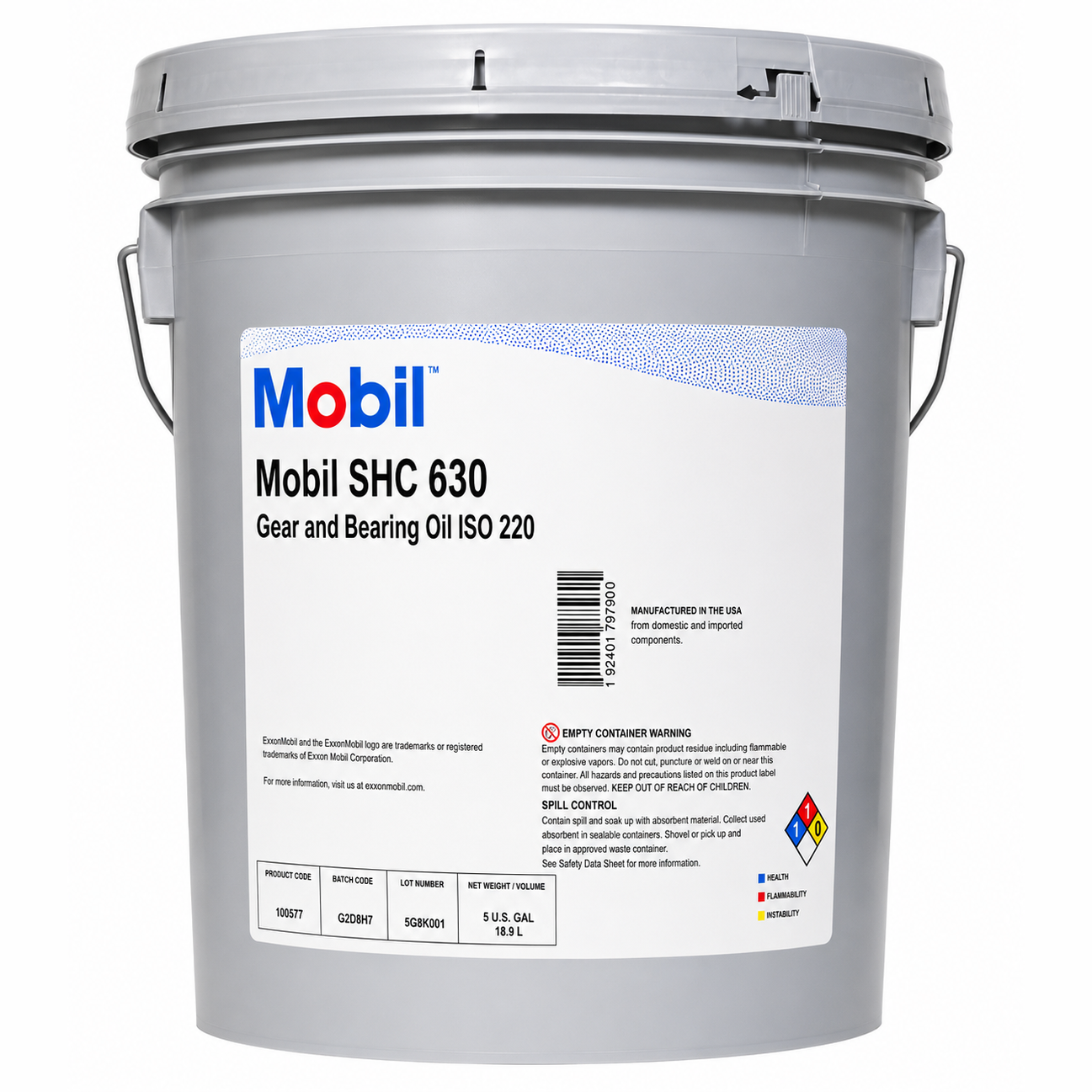 Aceite Mobil SHC 630 Cubeta RLC