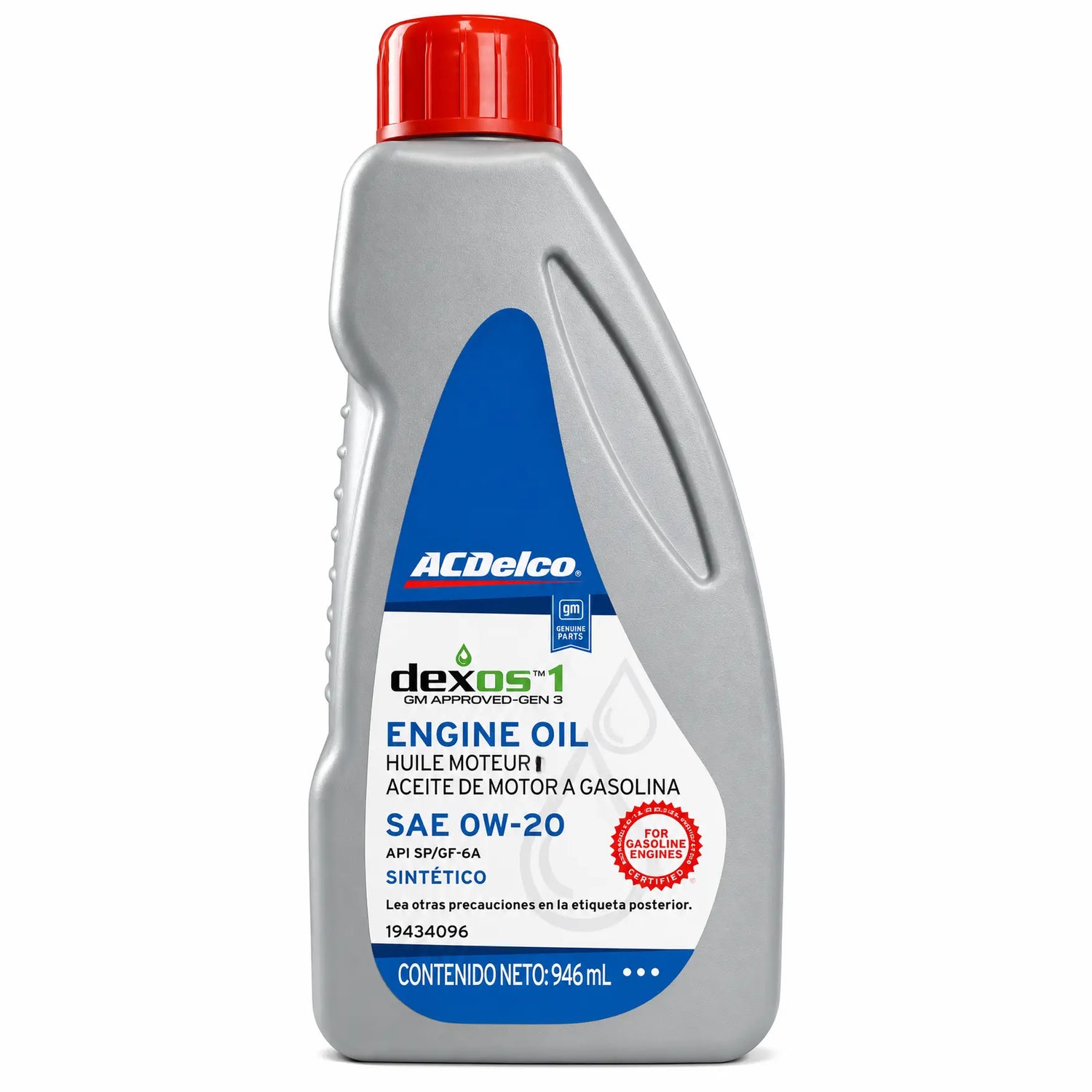 Aceite AC DELCO Sintetico 0W20 litro RLC
