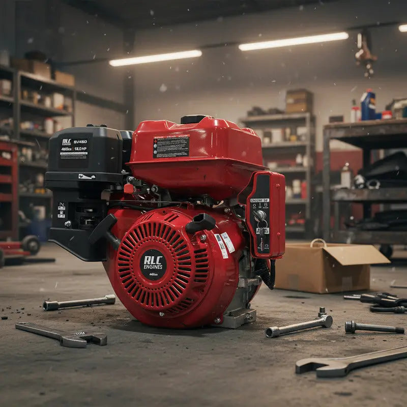 Motor A Gasolina 15 Hp Motor De 4 Tiempos (460cc) Enc. Elect Pro Weld Industrial