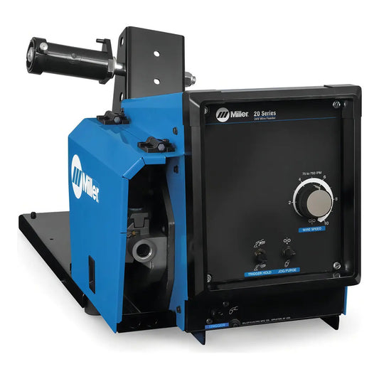 Alimentador De Alambre Serie 20 Básico Miller De 4 Rodillos Color Azul Frecuencia 60 Azul