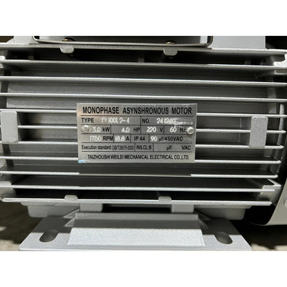 Motor Electrico Con Bomba Para Hidrolavadora 2,465 Psi 220v Gris 60