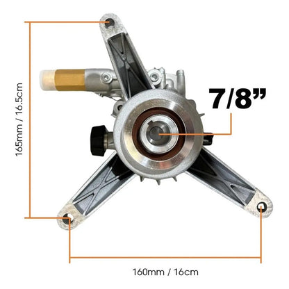 Bomba De Presion Para Hidrolavadora A Gasolina 2,700 Psi Plateado