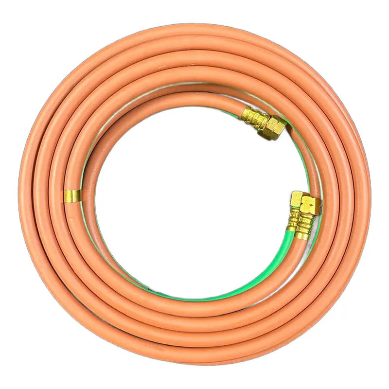 Manguera Cuata Oxiacetileno Rollo 20 Pies Grado Premium Verde RLC