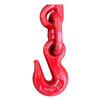 Kit De Cadena 5/16 X 20 Grado 80 Con Tensor De Palanca 5/16 Rojo PW INDUSTRIAL
