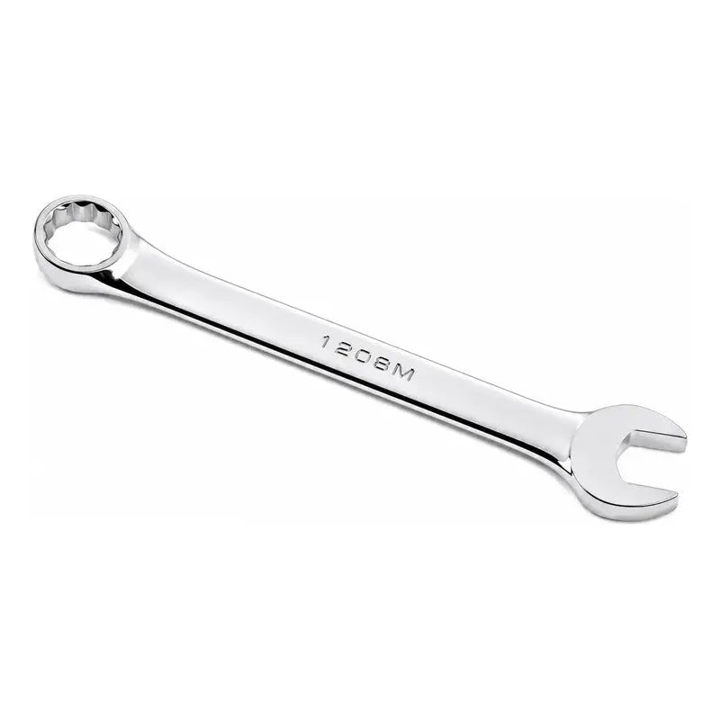 Llave Combinada Pulido Espejo Métrica, 12 Puntas, 8 Mm Plateado URREA