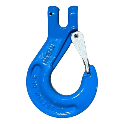 Kit De 2 Ganchos Azules Para Cadena 5/16 Grado 100