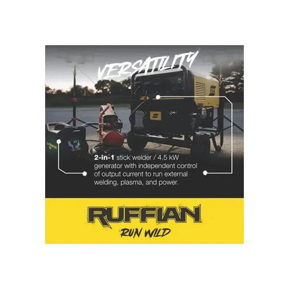 Maquina De Soldar Con Motor Kholer Gasolina Ruffian Es150g Amarillo RLC INDUSTRIAL SUPPLY