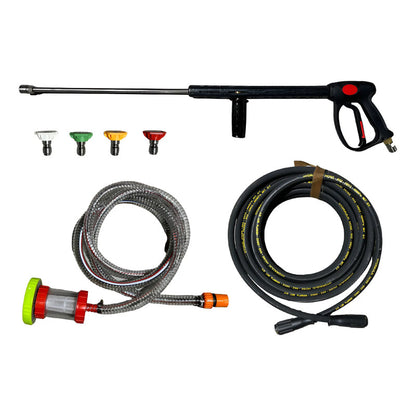 Hidrolavadora A Gasolina Para Agua Caliente 4,000 Psi Rojo