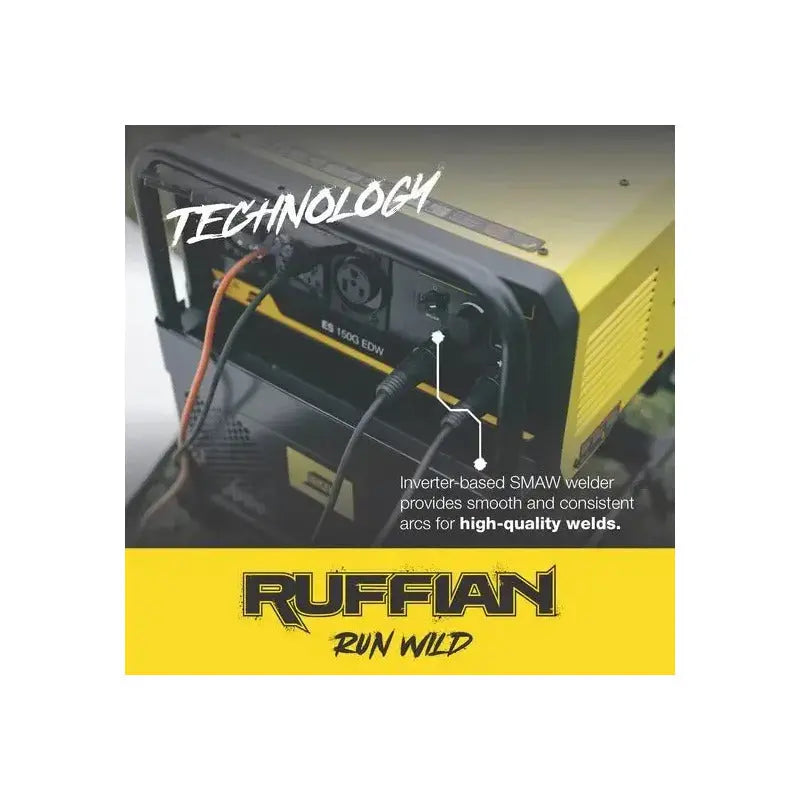 Maquina De Soldar Con Motor Kholer Gasolina Ruffian Es150g Amarillo RLC INDUSTRIAL SUPPLY