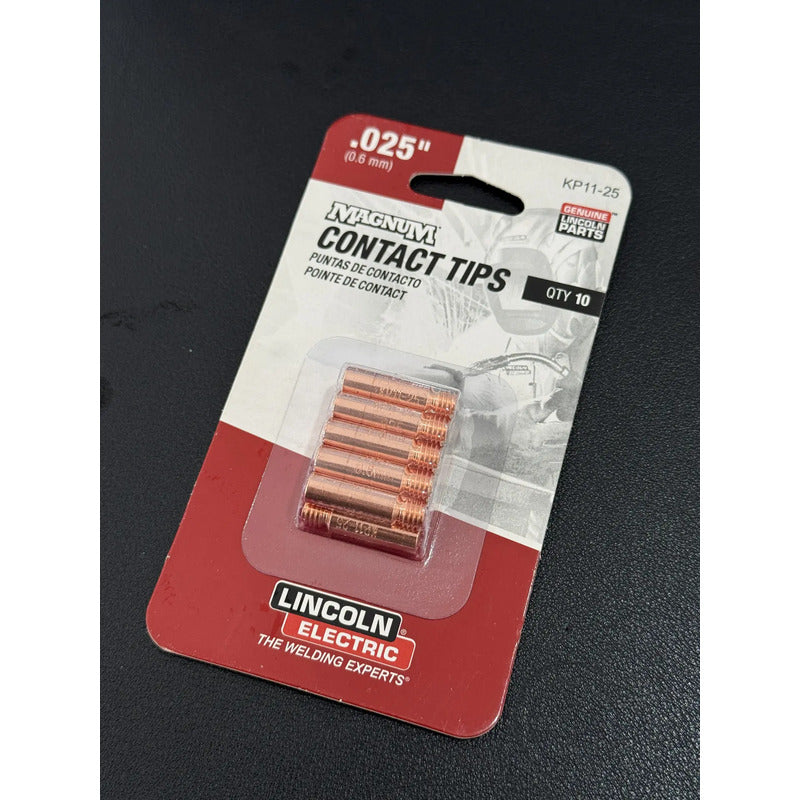 Puntas De Contacto Kp11-25, 0.025  Lincoln Electric