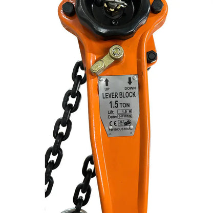 Polipasto Manual Con Palanca 1.5 Ton X 1.5 Mts PW INDUSTRIAL