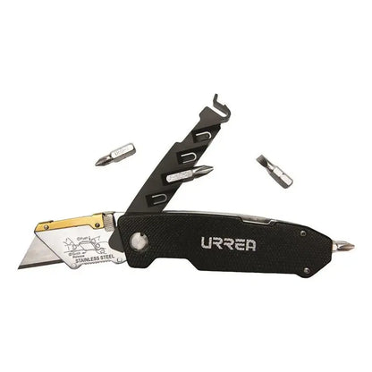 Navaja Abatible Con 4 Puntas De Desarmador 7 1/4 Urrea 690f RLC INDUSTRIAL SUPPLY