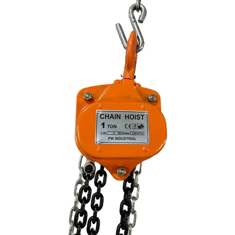 Polipasto Manual De Cadena Con Gancho 1 Ton X 3m PW INDUSTRIAL
