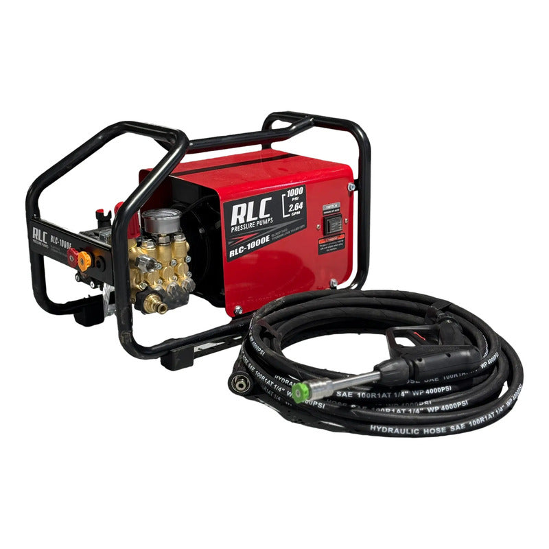 Hidrolavadora Portatil Semi Industrial 1,000 Psi 110v Rojo