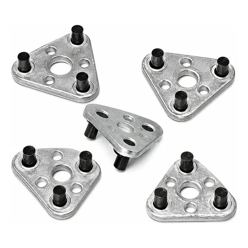 Repuestos Triple Para Encendedor De Cazuela 5pz Plateado Con Puntas Negras RLC INDUSTRIAL SUPPLY