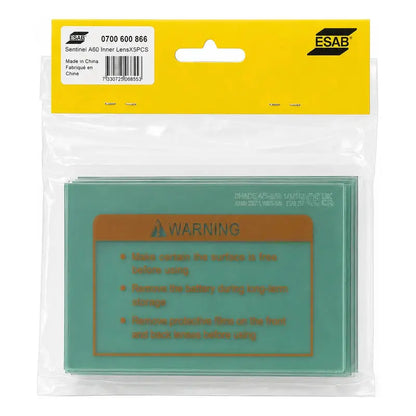 Mica Interior Lens Para Esab Sentinel A60 5 Piezas Agua RLC INDUSTRIAL SUPPLY