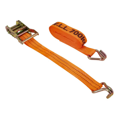 Banda Sujetador C/gancho 1.5 X15' 700kg Ton. Naranja Claro