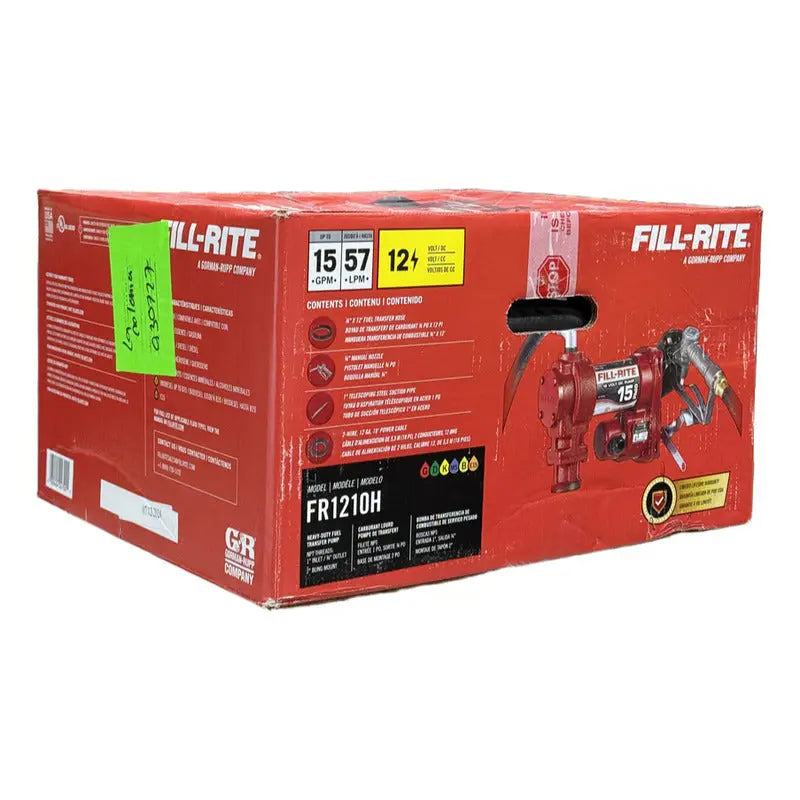 Bomba Transferencia De Combustible 12 Volts Fill Rite 15 Gpm Fill Rite
