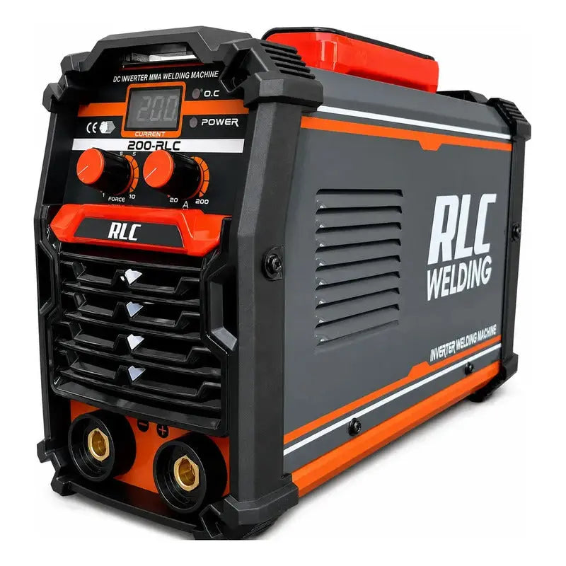 Soldadora Inversora Industrial 200 Amps 110/220v C/accesorio Gris Oscuro RLC INDUSTRIAL SUPPLY