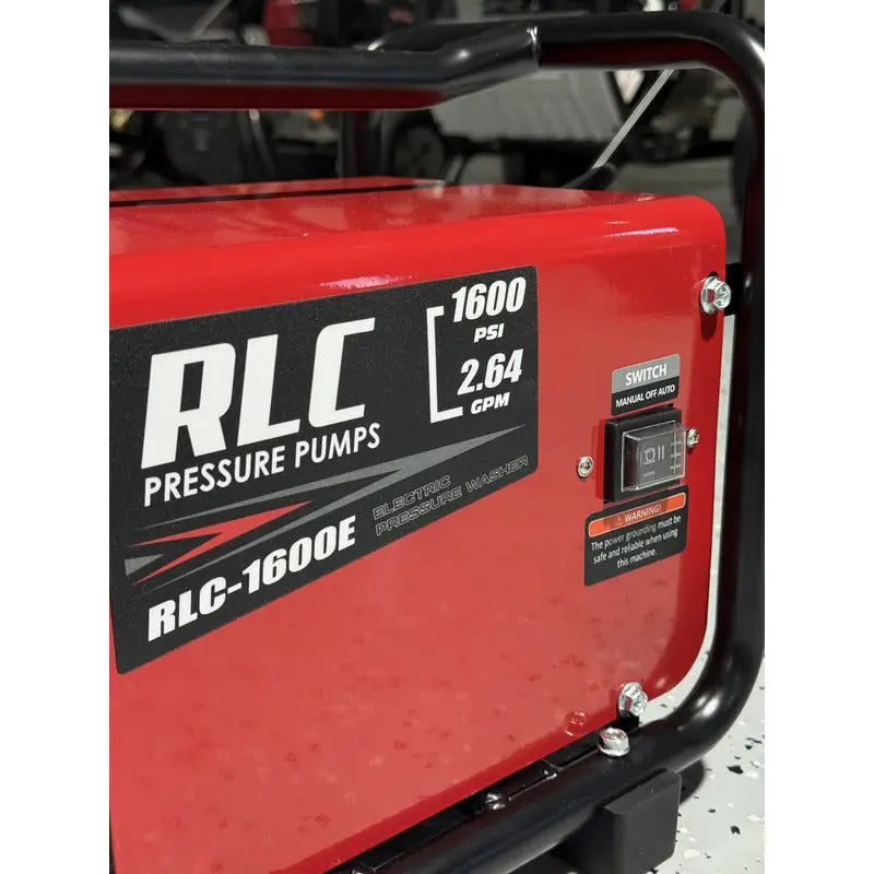 Hidrolavadora Portatil Semi Industrial 1,600 Psi 220v Rojo RLC
