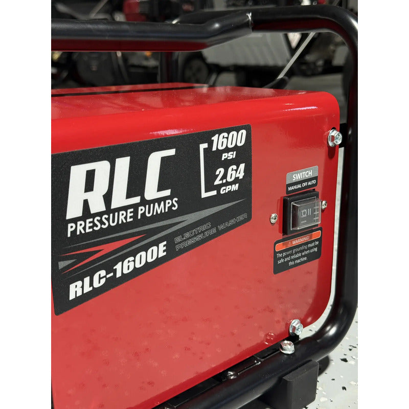 Hidrolavadora Portatil Semi Industrial 1,600 Psi 220v Rojo