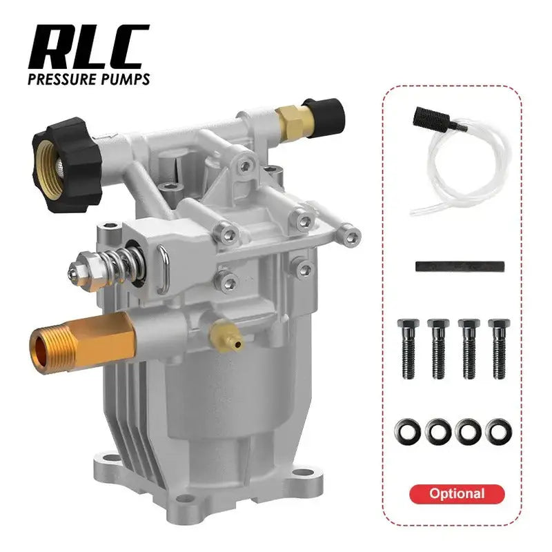 Bomba De Presion Para Hidrolavadora A Gasolina Flecha 3/4  Gris RLC