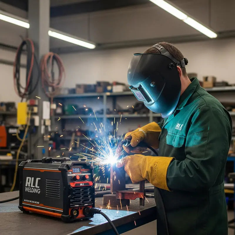 Soldadora Inversora Industrial 200 Amps 110/220v C/accesorio Gris Oscuro RLC WELDING