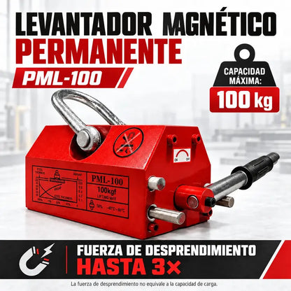 Imán Elevador Industrial Magnético Neodimio 100 Kg RLC