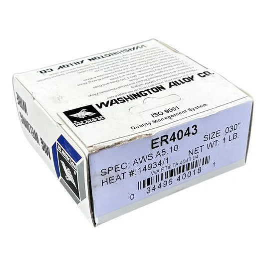 Micro Alambre 4043 Para Aluminio .030 (1lbs) Washington Alloy