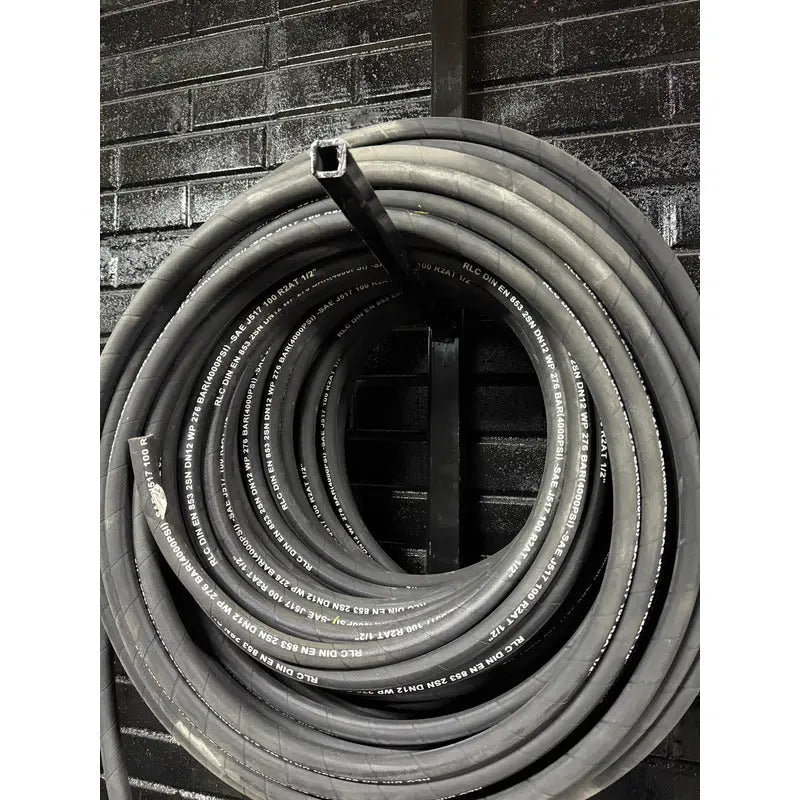 Manguera Hidraulica De 1/2 R2at 4000 Psi 10 Metros Rlc Negro RLC