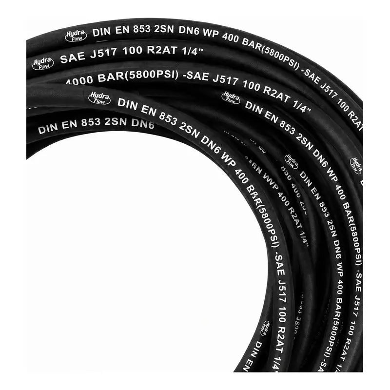 Manguera Hidraulica De 1/4  5,800 Psi Rlc 50 Metros Negro RLC INDUSTRIAL SUPPLY