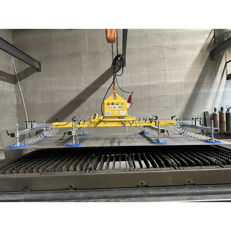 Maquina De Succion Para Levantar Hojas De Metal Cap. 500 Kgs Pro Weld Industrial
