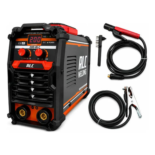 Soldadora Inversora Industrial 200 Amps 110/220v C/accesorio Gris Oscuro RLC WELDING