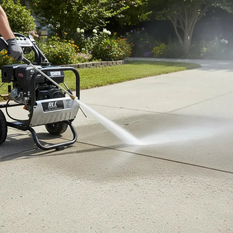 Hidrolavadora A Gasolina Alta Precion 4,200 Psi Gris RLC