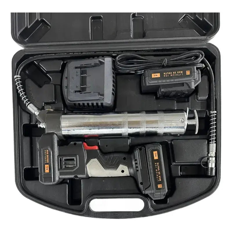 Inyector De Grasa Electrico Con 2 Baterias 20v Y Cargador Pro Weld Industrial