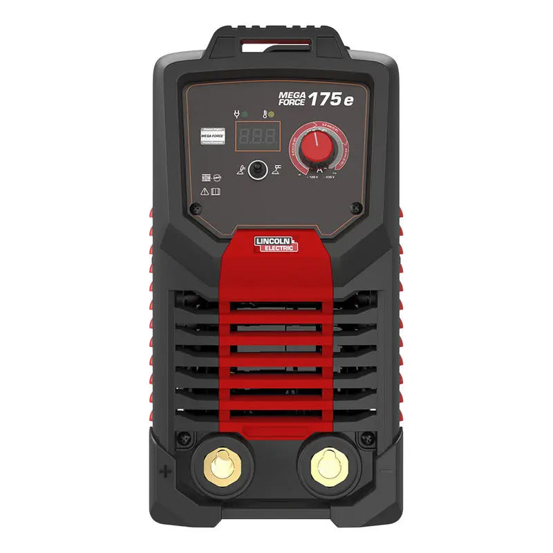 Soldadora Inverter Lincoln Electric Mega Force 175 Gli E Roja Stick RLC INDUSTRIAL SUPPLY