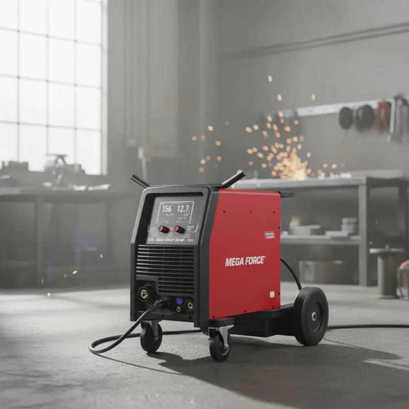 Maquina Para Soldar Multiprocesos Mega Force 257 Mp 220v Rojo LINCOLN ELECTRIC