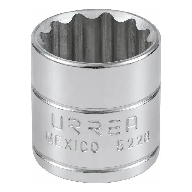 Dado Cuadro De 3/8 , 12 Puntas, En Pulgadas, 7/8  Plateado URREA