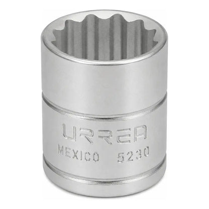 Dado Cuadro De 3/8 , 12 Puntas, En Pulgadas, 15/16  Plateado URREA