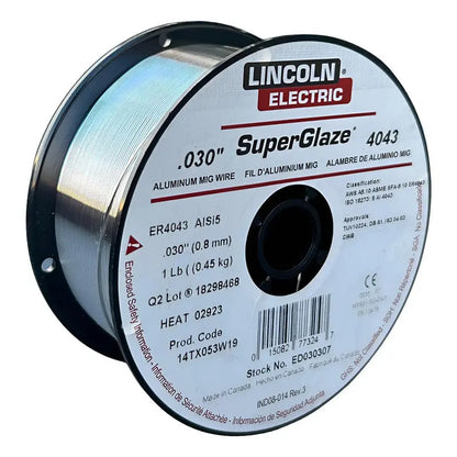Micro Alambre Aluminio 4043 Lincoln .030  1 Lb/0.454 Kg. LINCOLN ELECTRIC