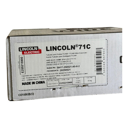 Micro Alambre Tubular 71c 15 Kg .045  Lincoln Electric Gris LINCOLN ELECTRIC