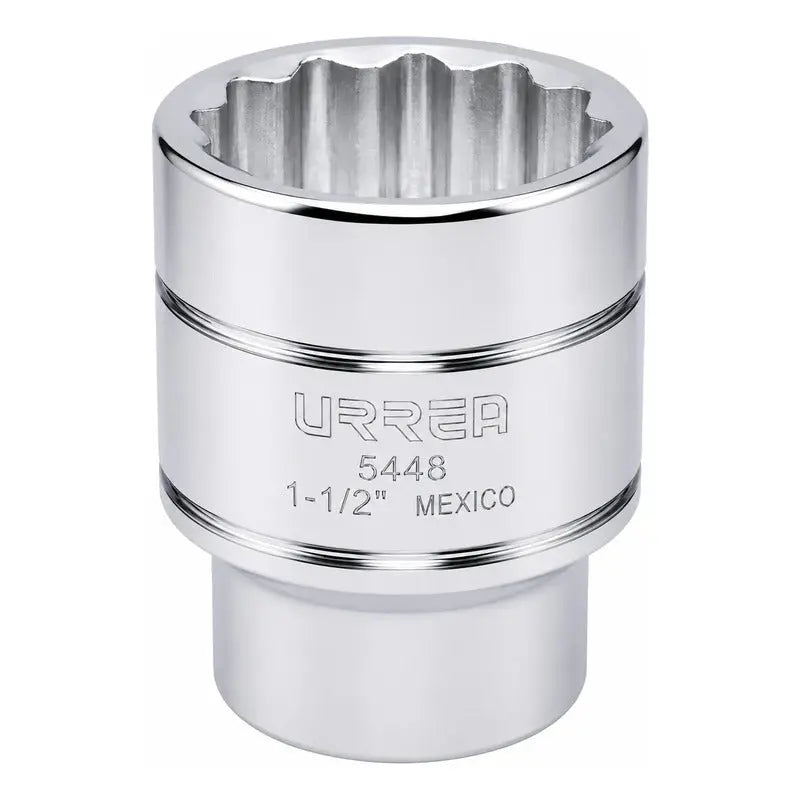 Dado Cuadro De 1/2 , 12 Puntas, En Pulgadas, 1-1/2  Plateado RLC INDUSTRIAL SUPPLY