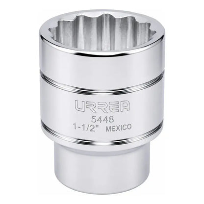 Dado Cuadro De 1/2 , 12 Puntas, En Pulgadas, 1-1/2  Plateado RLC INDUSTRIAL SUPPLY