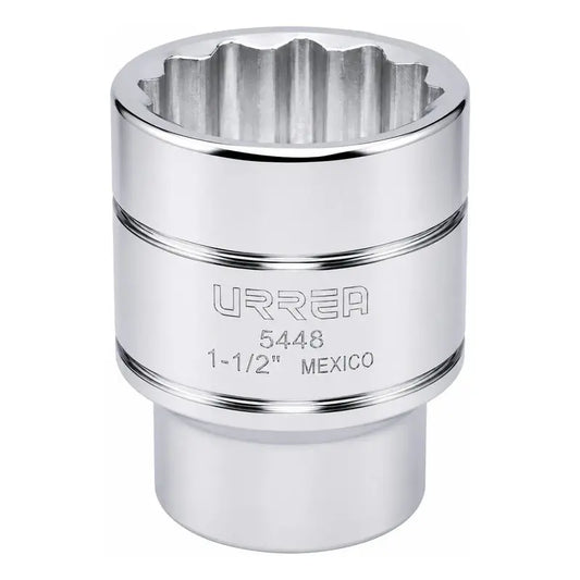 Dado Cuadro De 1/2 , 12 Puntas, En Pulgadas, 1-1/2  Plateado RLC INDUSTRIAL SUPPLY