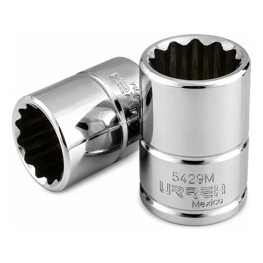 Dado Cuadro De 1/2 , 12 Puntas, Métrico, 29 Mm Plateado RLC INDUSTRIAL SUPPLY