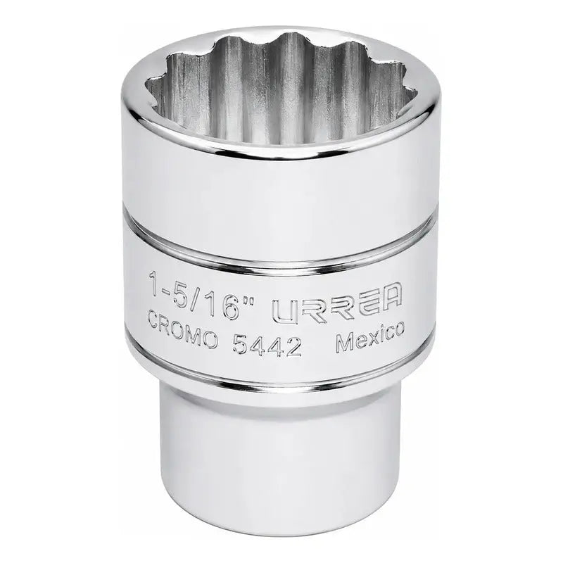 Dado Cuadro De 1/2 , 12 Puntas, En Pulgadas, 1-5/16  Plateado RLC INDUSTRIAL SUPPLY